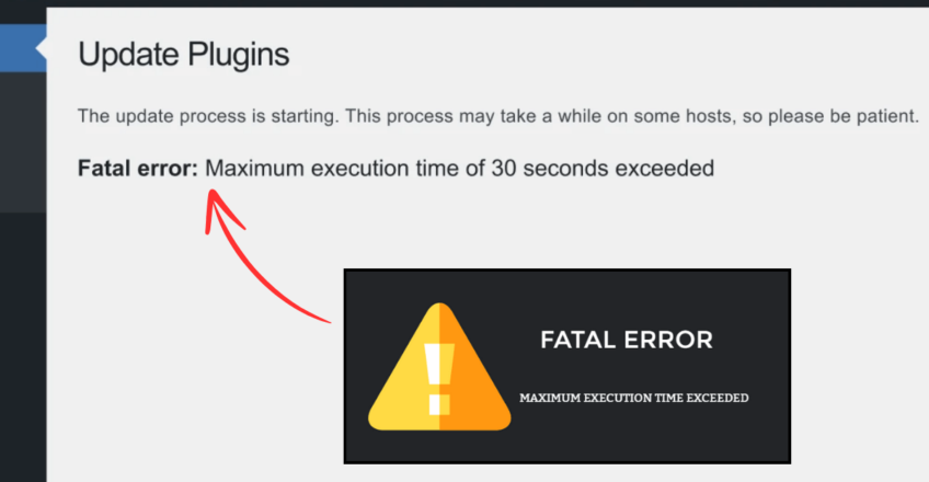 Poorly coded plugins can cause execution timeouts